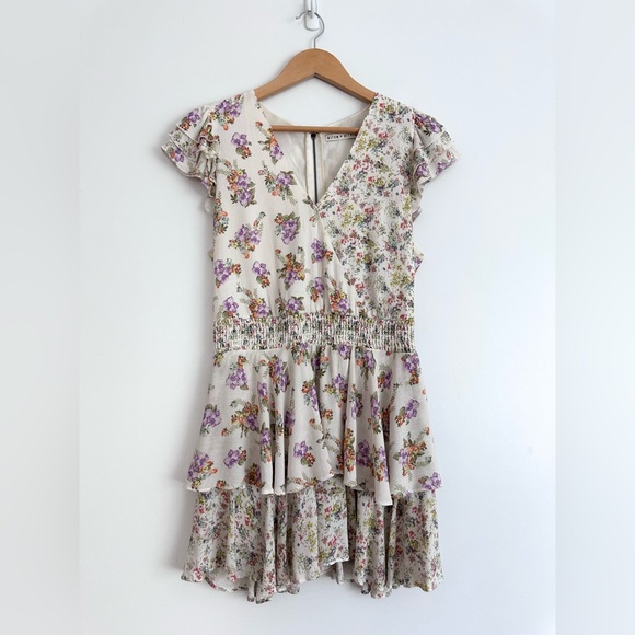 Alice + Olivia Floral Romper Dress - Picture 2 of 14